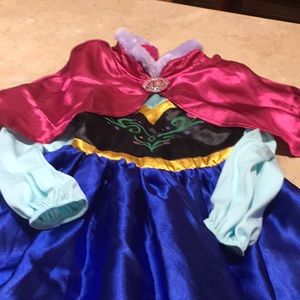 Girls “Anna” from frozen costume. Size 4.